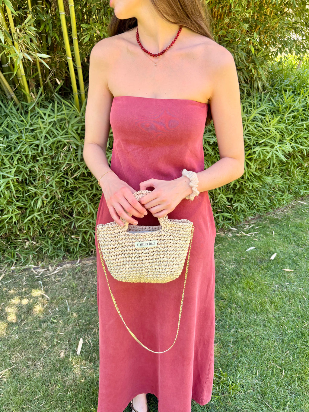Bolso Louise rafia