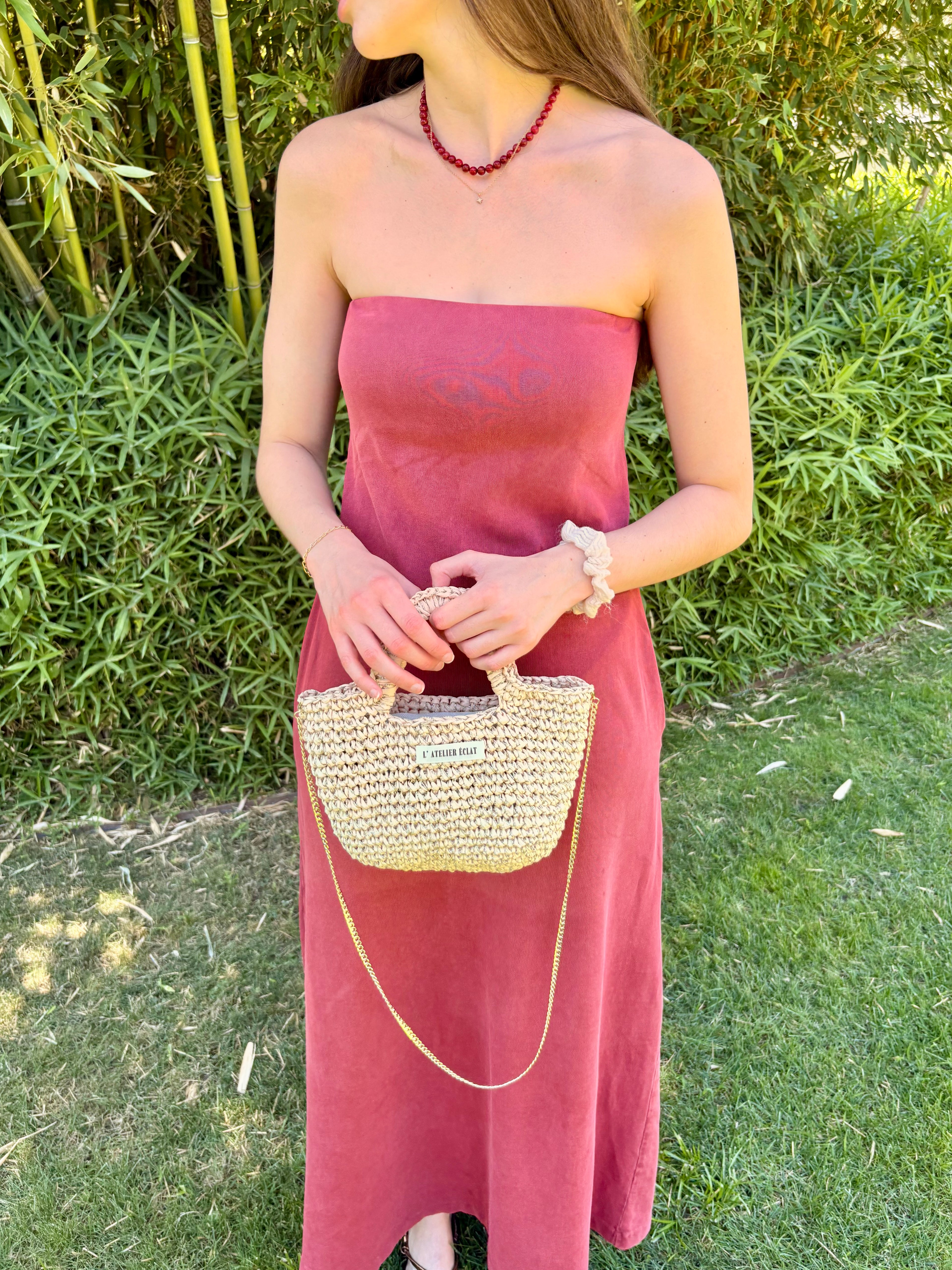 Bolso Louise rafia