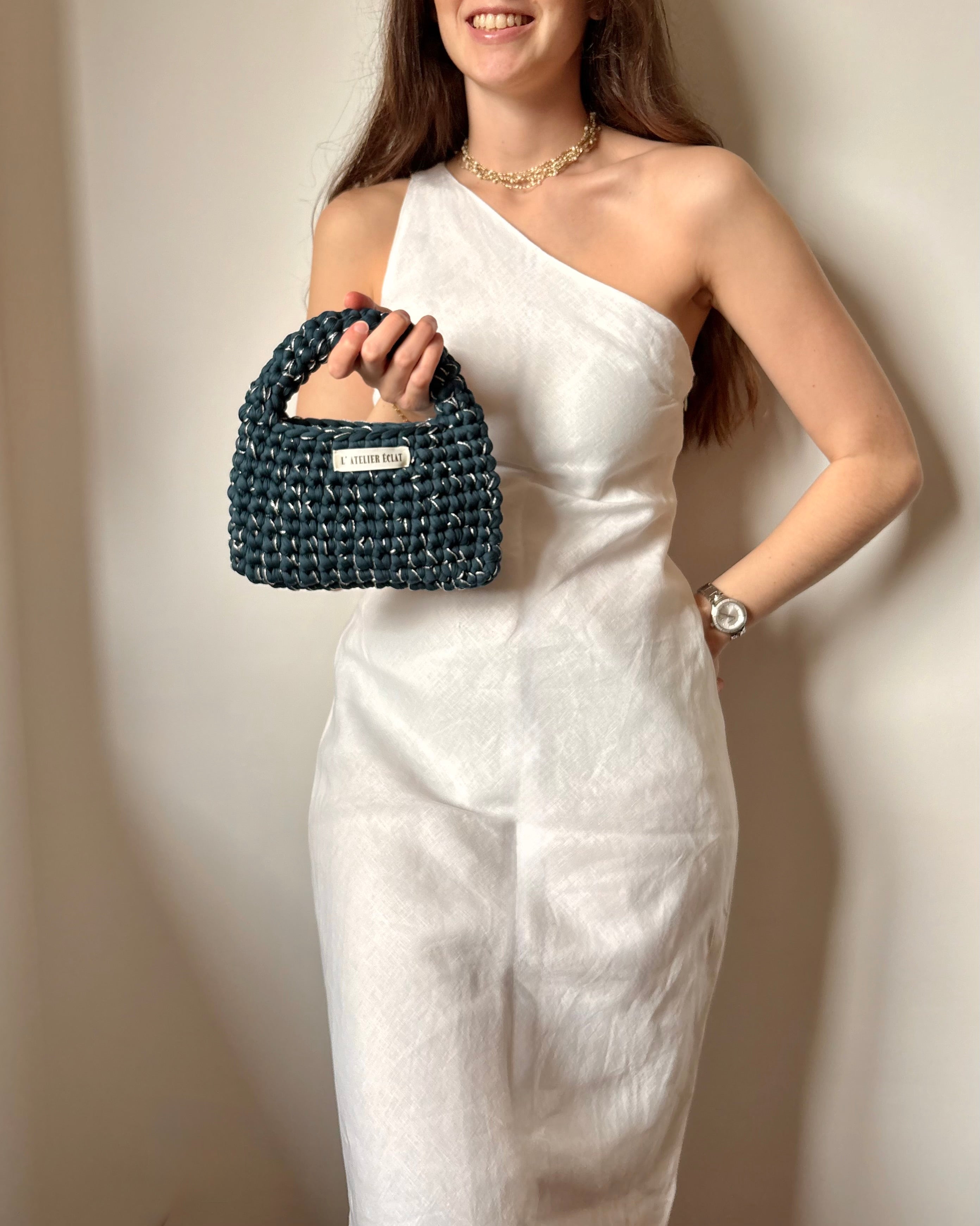 Bolso Camille azul petróleo