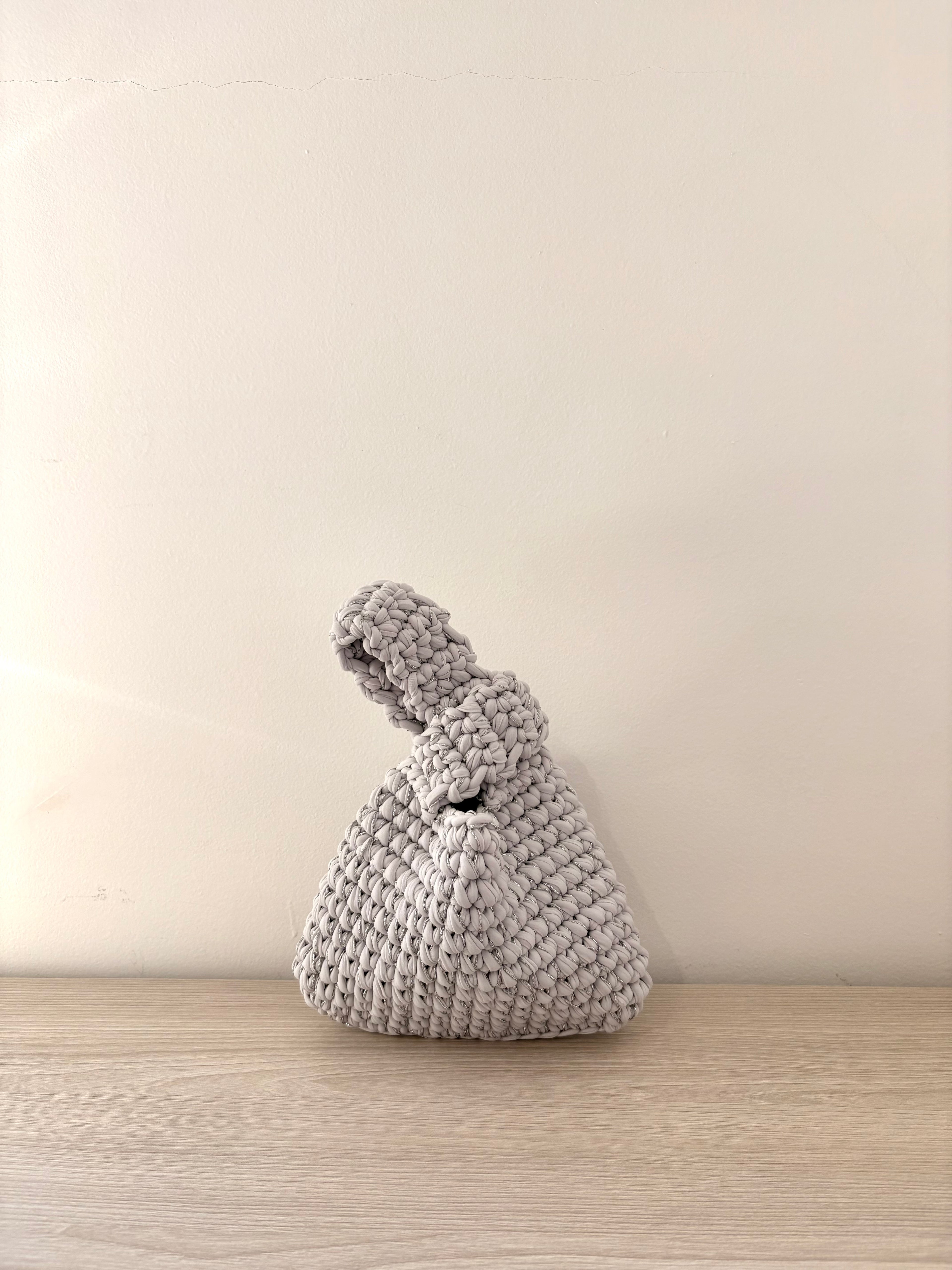 Bolso Fiji gris plata