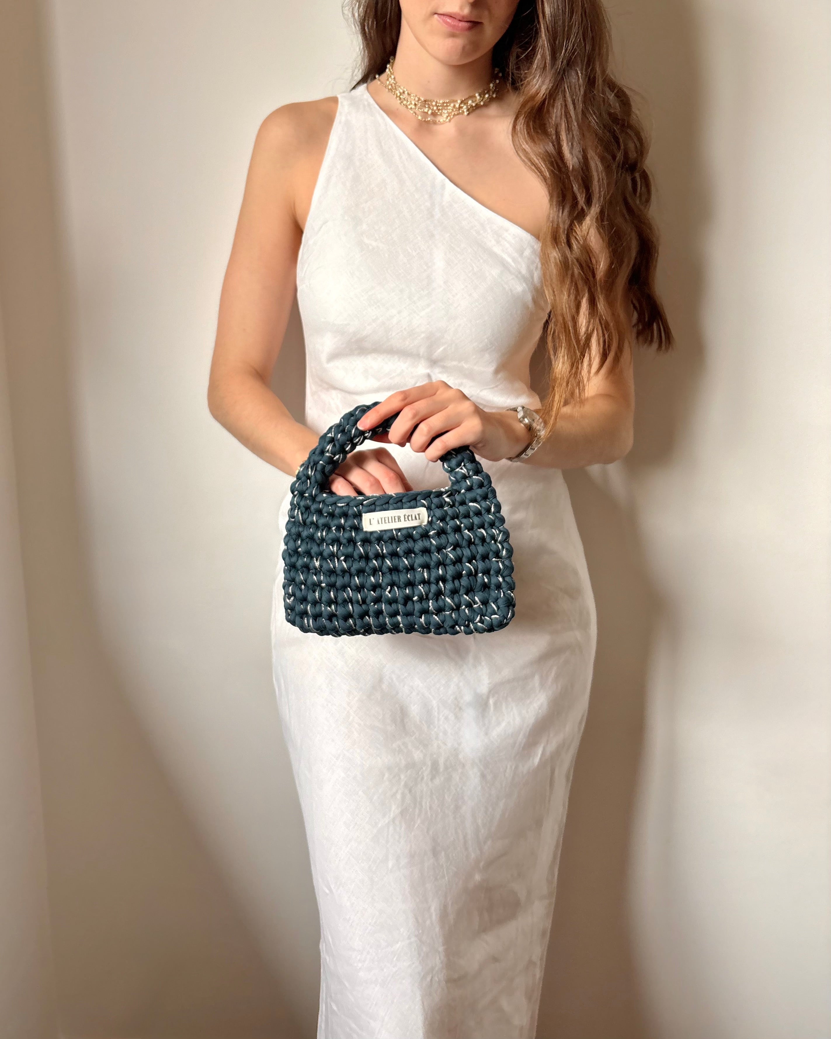 Bolso Camille azul petróleo