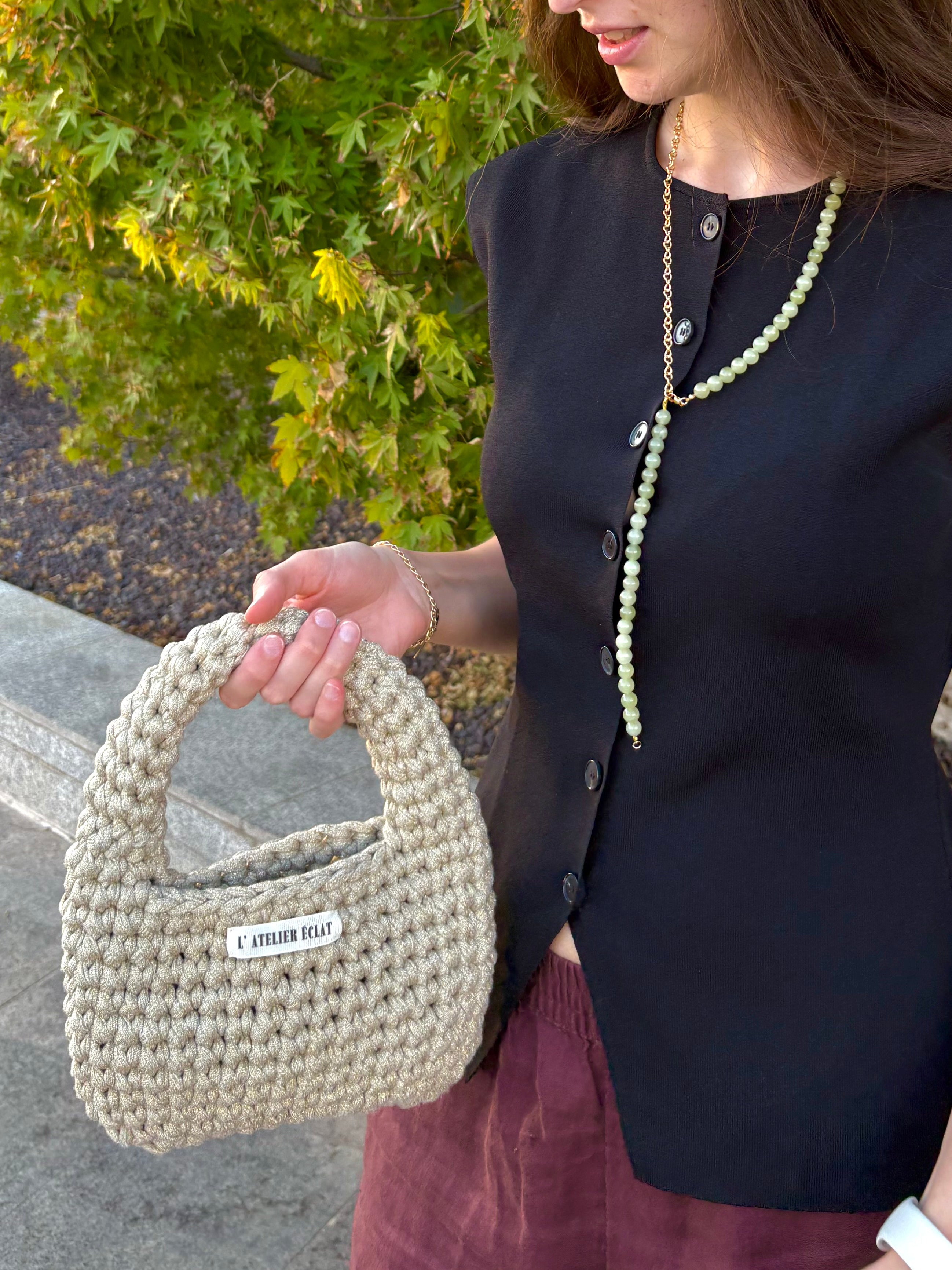 Bolso Selène dorado