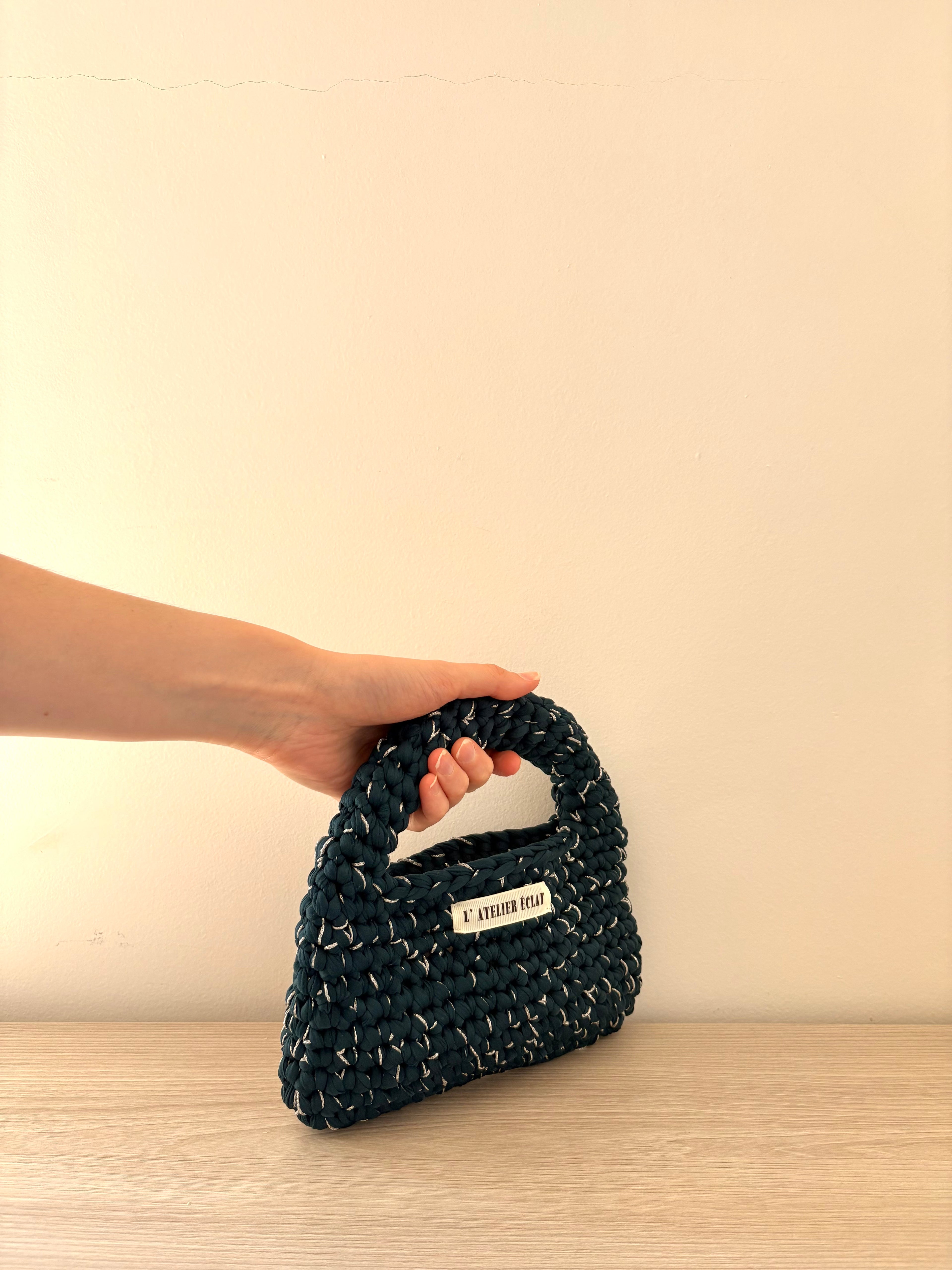 Bolso Camille azul petróleo
