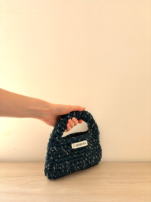 Bolso Camille azul petróleo